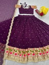 Pc 515 Georgette With Embroidery Sequence Work Lehenga Choli With Dupatta Online Wholesale